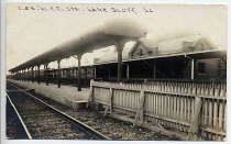 Postcard #167 C.R.N.W. Railroad Station